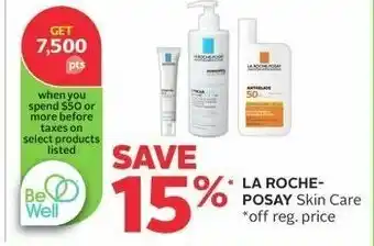 Rexall LA ROCHE-POSAY Skin Care offer