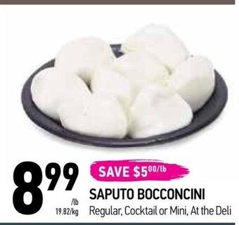 Coppa's Fresh Market SAPUTO BOCCONCINI offer