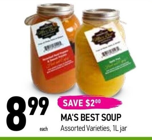 Coppa's Fresh Market MA'S BEST SOUP 1L offer
