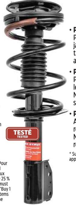 Canadian Tire Quick-Strut Complete Strut Assembly. Everything required for strut replacement in a single, fully assembled unit. offer