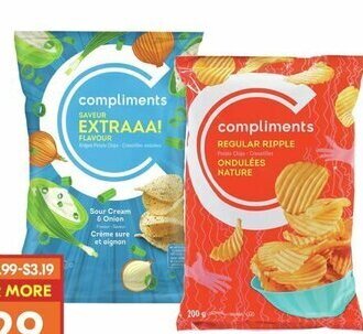 IGA COMPLIMENTS Potato Chips or Extraaa! Flavour Chips 200 g offer