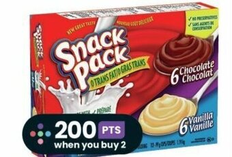 IGA SNACK PACK Pudding 12 pk offer