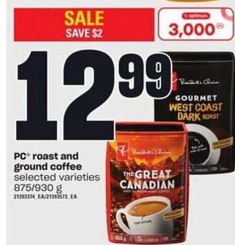 Independent Grocer PC roast and ground coffee offer