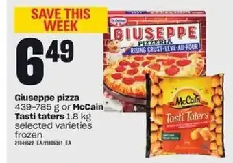Independent Grocer Giuseppe pizza offer