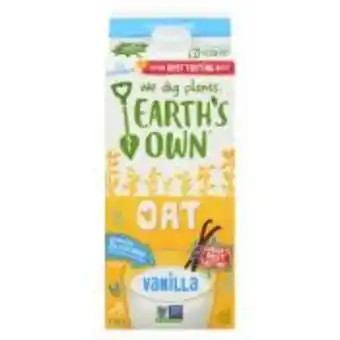 Calgary Co-op Earth's own so fresh vanilla oat beverage offer