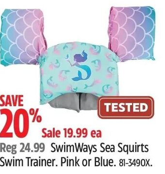 Canadian Tire SwimWays Sea Squirts Swim Trainer offer