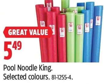 Canadian Tire Pool Noodle King offer