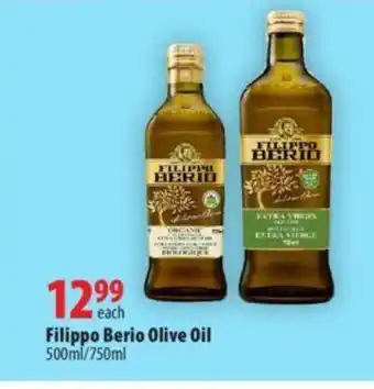 London Drugs Filippo Berio Olive Oil 500ml/750ml offer