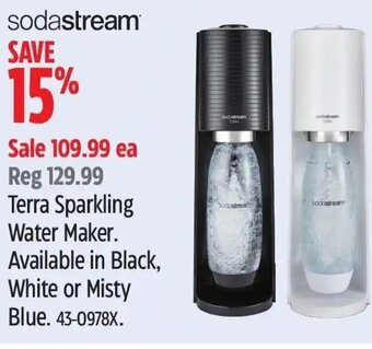 Canadian Tire Terra Sparkling Water Maker offer