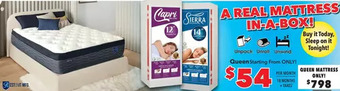 Surplus Furniture Sierra mattress in a box offer