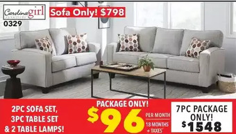 Surplus Furniture Chennay silver sofa & loveseat offer