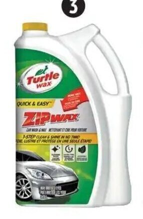 Canadian Tire Zip Wax Car Wash, 3.78L offer