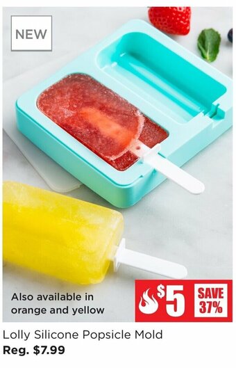 Kitchen Stuff Plus Lolly Silicone Popsicle Mold offer