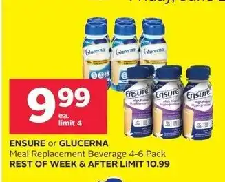 Rexall Ensure 4-6pack offer
