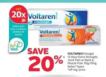 Rexall VOLTAREN Emulgel 12 Hour Extra Strength, offer