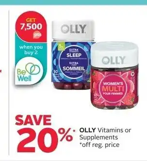 Rexall OLLY Vitamins or Supplements offer
