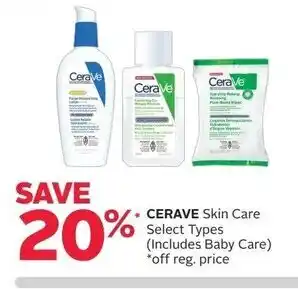 Rexall CERAVE Skin Care Select Types offer