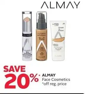 Rexall ALMAY Face Cosmetics offer