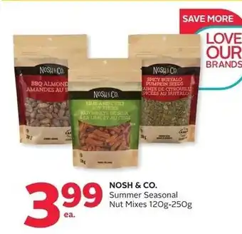 Rexall NOSH & CO. Summer Seasonal Nut Mixes 120g-250g offer