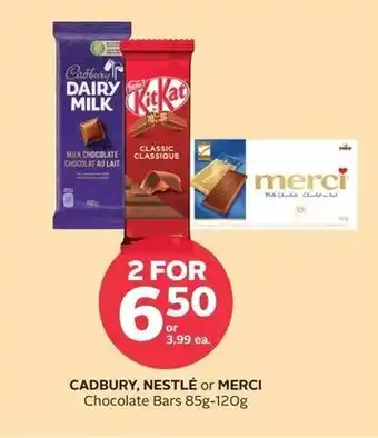 MERCI Chocolate Bars 85g-120g