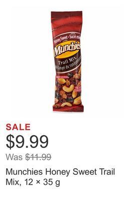 Costco Munchies honey sweet trail mix, 12 × 35 g offer