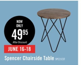 The Brick Spencer accent table offer