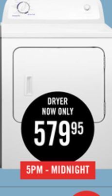 The Brick Inglis 6.5 cu. ft. electric dryer with automatic drying control yied4671ew offer