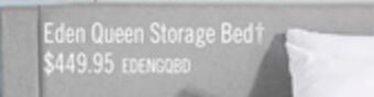 The Brick Eden queen storage bed - grey offer