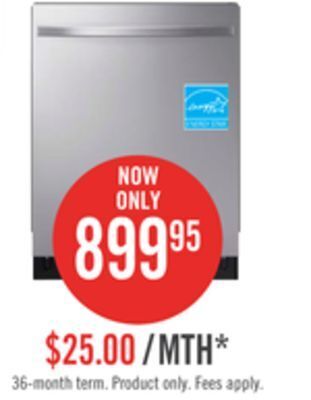 The Brick Samsung top-control dishwasher with stormwash™ - dw80r5061us/aa offer
