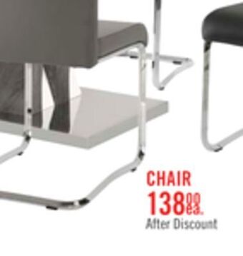 The Brick Tuxedo dining chair grey offer