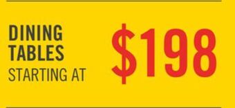 The Brick Dining tables offer