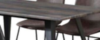 The Brick Amos 5-piece dining package with tess chairs - grey offer
