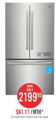 The Brick Frigidaire gallery 28.8 cu. ft. french-door refrigerator - grfn2853af offer