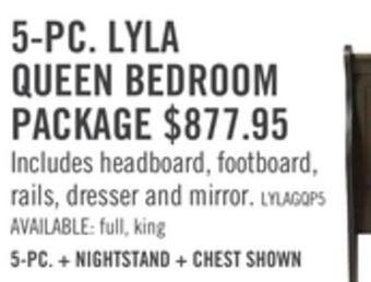 The Brick Lyla 5-piece queen bedroom package - grey offer