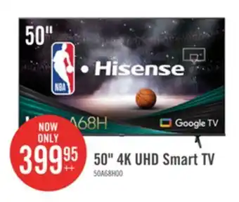 The Brick Hisense 50 a68h series 4k uhd smart google tv - 50a68h offer