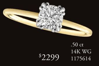 Charm Diamond Glacier fire 14k yellow and white gold 0.50ct diamond ring offer