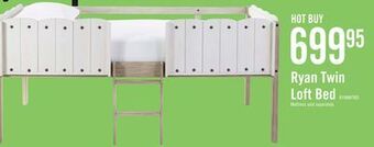 The Brick Ryan twin loft bed offer