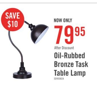 The Brick Oil-rubbed bronze desk/task lamp offer