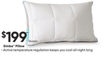 Sleep Country Simba® pillow offer