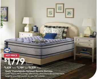 Sleep Country Sealy® posturepedic optimum gemma mattress offer