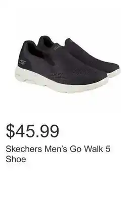 Costco Skechers men's go walk 5 shoe offer