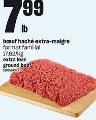 Provigo extra lean ground beef offer