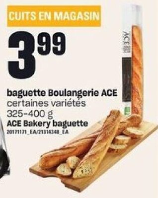 Provigo ACE Bakery baguette 325-400 g offer