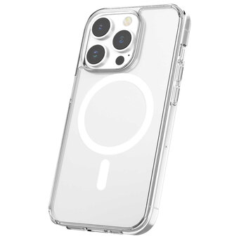 Best Buy Tuff8 fitted hard shell case with magsafe for iphone 14 pro max- clear offer