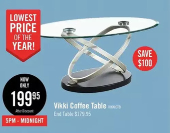 The Brick Vikki coffee table offer