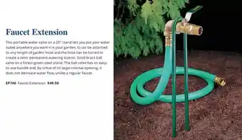 Lee Valley Tools Faucet extension ep746 offer