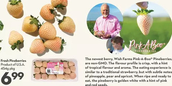 Longo's Fresh pineberries offer