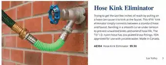 Lee Valley Tools Lee valley hose kink eliminator offer