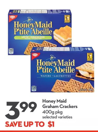 Longo's Honey maid graham crackers offer