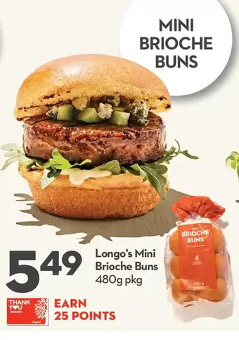 Longo's Longo's mini brioche buns offer